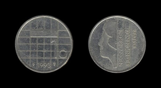 Netherlands Nizozemska 1 Gulden 1993 – Beatrix