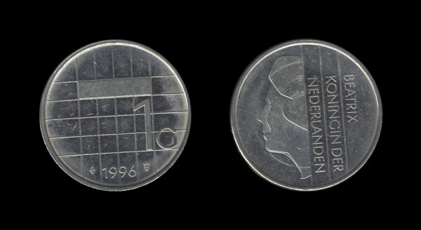 Netherlands Nizozemska 1 Gulden 1996 – Beatrix