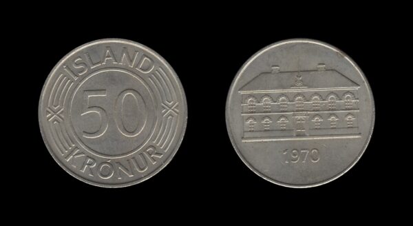 Iceland Island 50 Kronur 1970