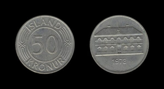 Iceland Island 50 Kronur 1973