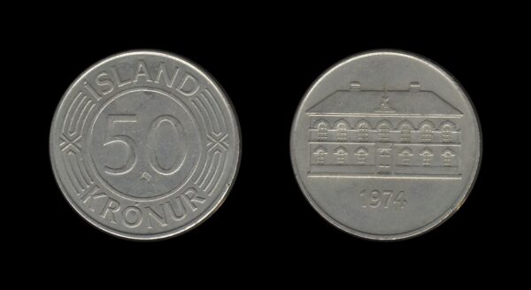 Iceland Island 50 Kronur 1974