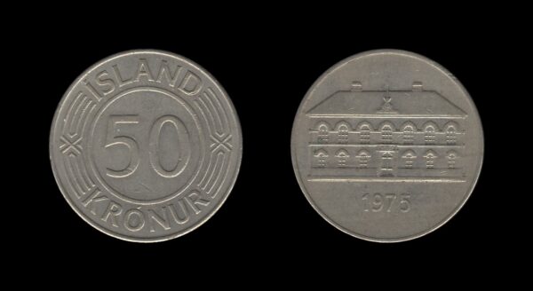 Iceland Island 50 Kronur 1975