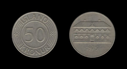 Iceland Island 50 Kronur 1975