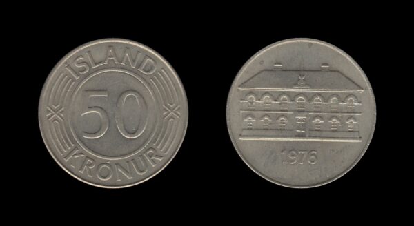 Iceland Island 50 Kronur 1976