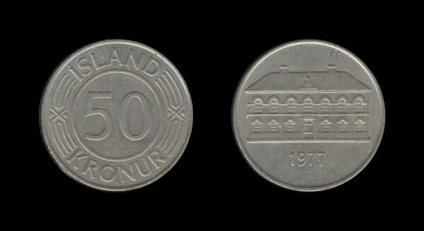 Iceland Island 50 Kronur 1977