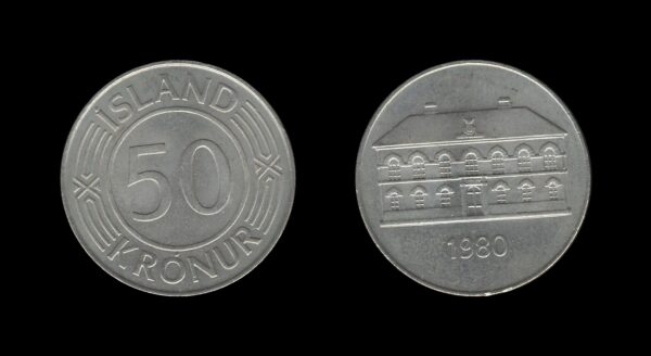 Iceland Island 50 Kronur 1980