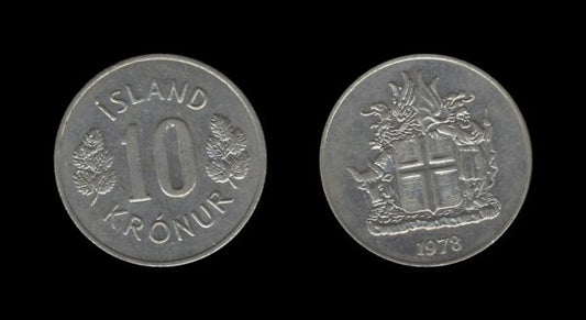 Iceland Island 10 Kronur 1978