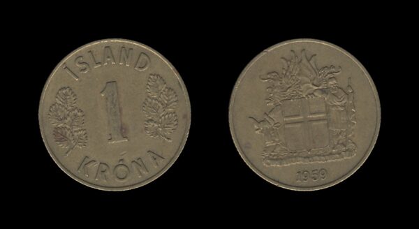 Iceland Island 1 Krona 1959