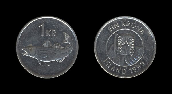 Iceland Island 1 Krona 1999