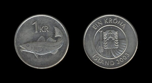 Iceland Island 1 Krona 2003