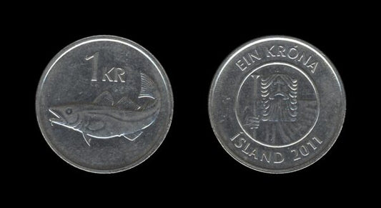 Iceland Island 1 Krona 2011