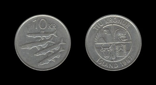 Iceland Island 10 Kronur 1987