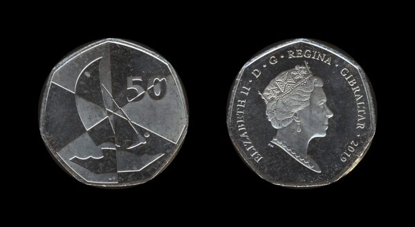 Gibraltar 50 Pence 2019 – Island Games – Elizabeth II