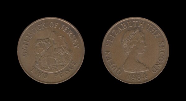 Jersey 2 Pence 1984 – Elizabeth II