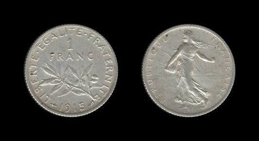 France Francuska 1 Franc 1915