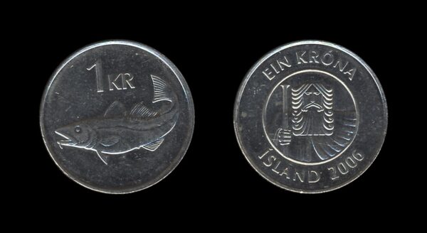 Iceland Island 1 Krona 2006