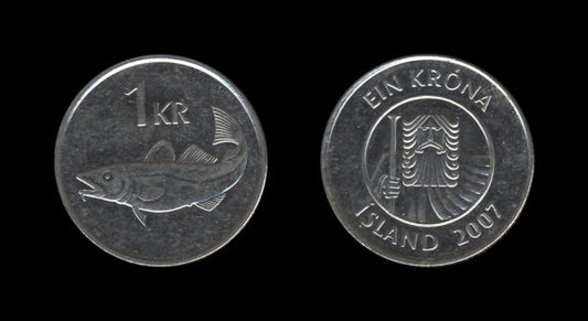 Iceland Island 1 Krona 2007