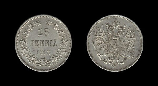 Finland Finska 25 Pennia 1913