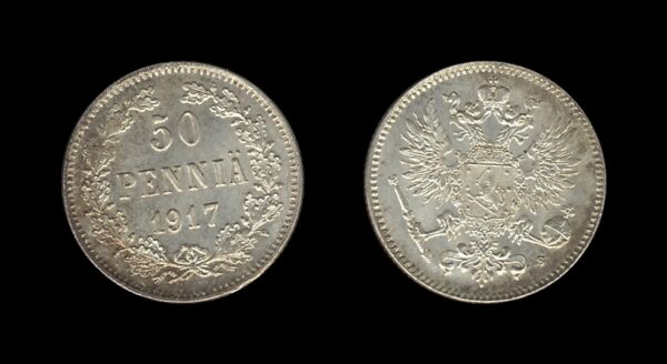 Finland Finska 50 Pennia 1917