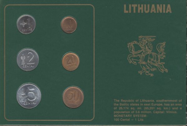 Lithuania Litva Set 1991