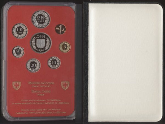 Switzerland Švicarska Proof Set 1996