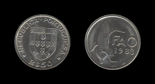 Portugal 2.5 Escudos 1983 – FAO