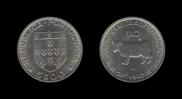 Portugal 5 Escudos 1983 – FAO