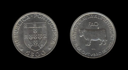 Portugal 5 Escudos 1983 – FAO