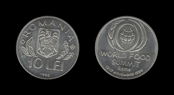 Romania Rumunjska 10 Lei 1996 – FAO