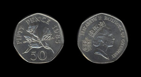 Guernsey 50 Pence 1985 – Elizabeth II