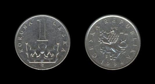 Czech Republic Češka 1 Koruna 1994