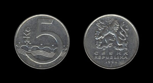 Czech Republic Češka 5 Korun 1994 (b)