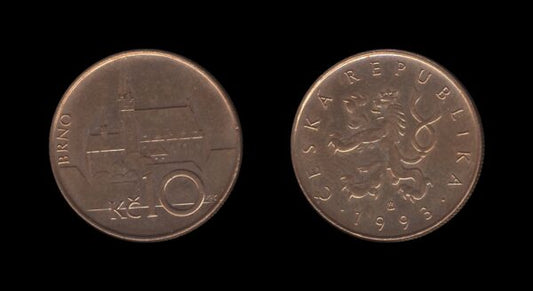 Czech Republic Češka 10 Korun 1993