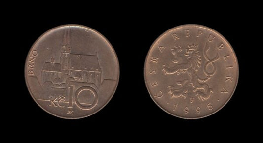 Czech Republic Češka 10 Korun 1995