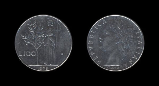 Italy Italija 100 Lire 1979