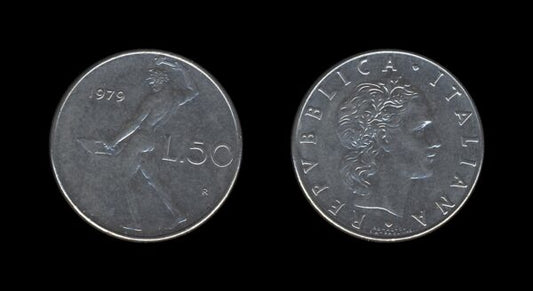 Italy Italija 50 Lire 1979