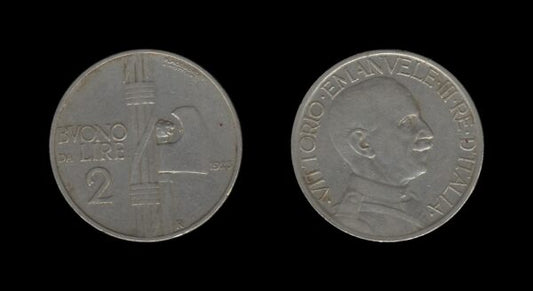 Italy Italija 2 Lire 1923 – Victor Emmanuel III