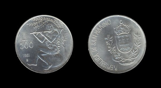 San Marino 500 Lire 1981 – Virgil – Eclogues