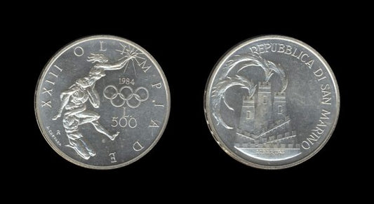 San Marino 500 Lire 1984 – Summer Olympics