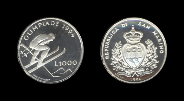 San Marino 1000 Lire 1994 – Olympics