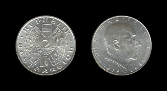 Austria Austrija 2 Schilling 1933 – Ignaz Seipel