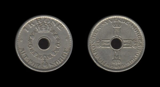 Norway Norveška 1 Krone 1950 – Haakon VII