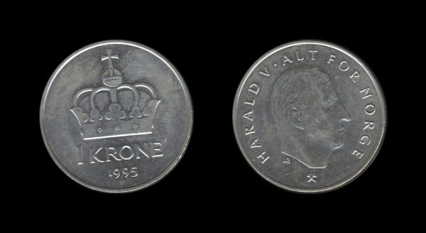 Norway Norveška 1 Krone 1995 – Harald V