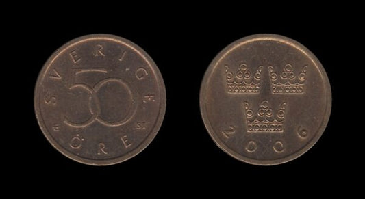 Sweden Švedska 50 Ore 2006 – Carl XVI Gustaf