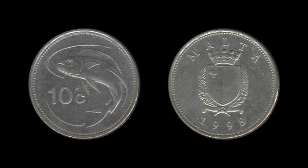 Malta 10 Cents 1998