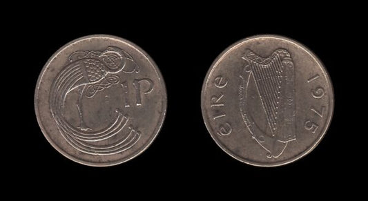 Ireland Irska 1 Penny 1975