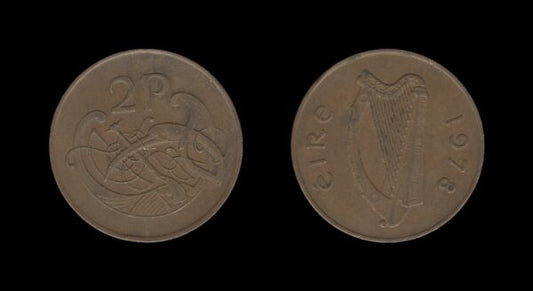 Ireland Irska 2 Pence 1978