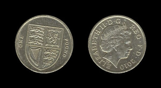 United Kingdom Velika Britanija 1 Pound 2010 – Elizabeth II