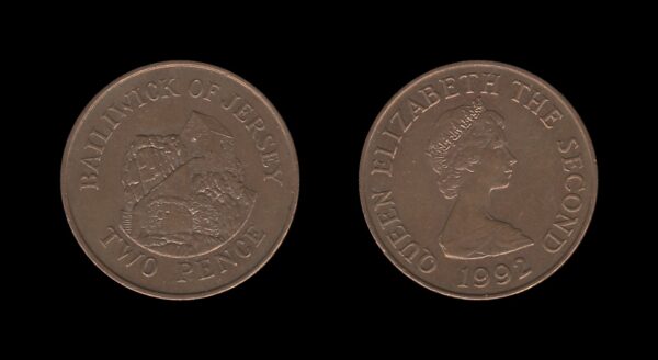 Jersey 2 Pence 1992 – Elizabeth II