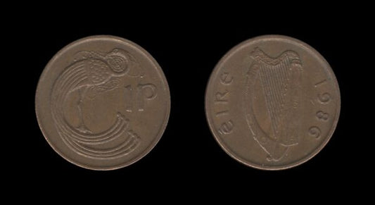 Ireland Irska 1 Penny 1986